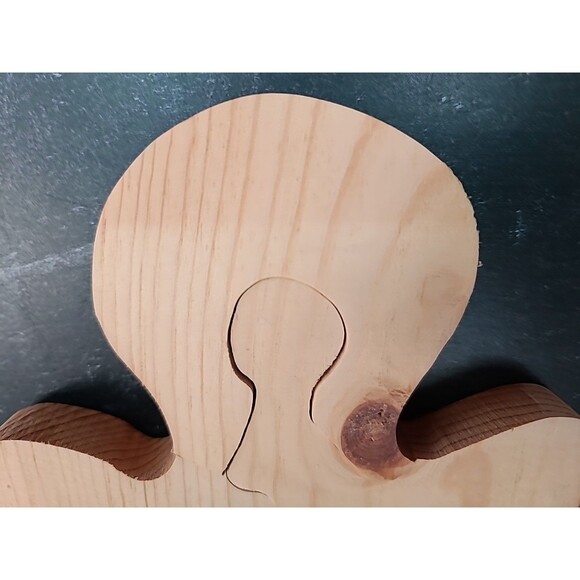 Vintage Wooden Handmade Gingerbread Wooden Puzzle - Picture 9 of 10